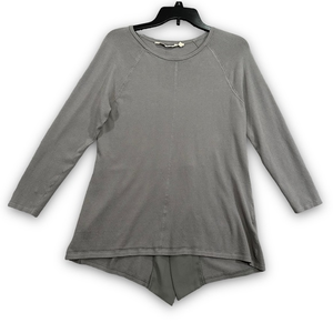 SOFT SURROUNDINGS Long Sleeve Tunic Womens Size Small‎ Leda Gray Rayon Polyester